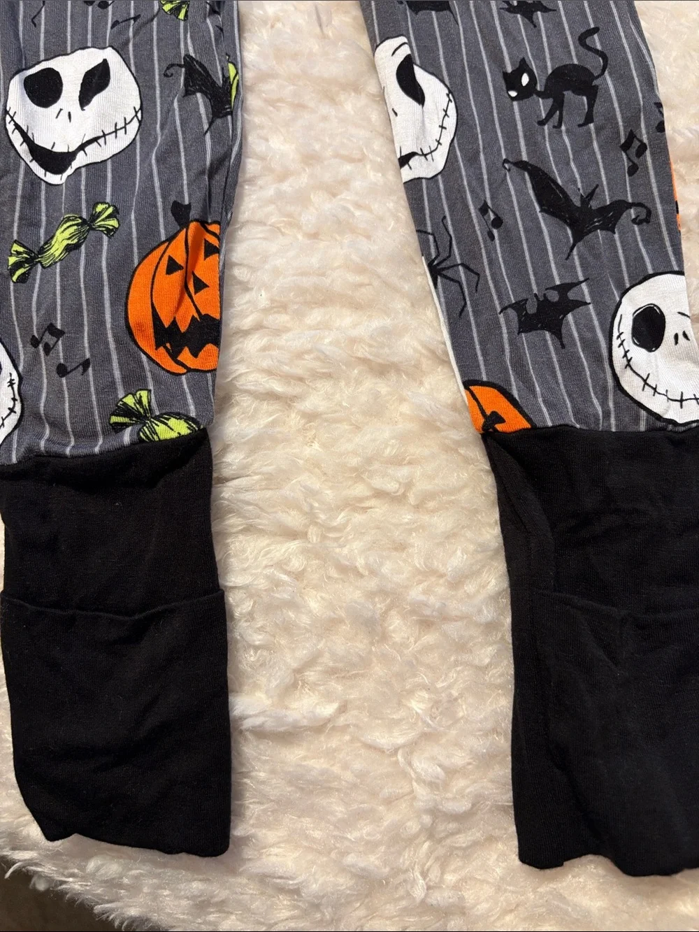 Little Sleepies Nightmare Before Christmas Jack 12-18M Zippy Never Worn